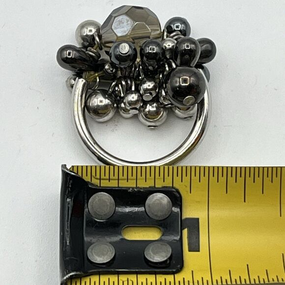 3 Retired Premier Design Jewelry Rings "Blue Lapis", Glam Slam Rhodium, Aurora B - Picture 9 of 10